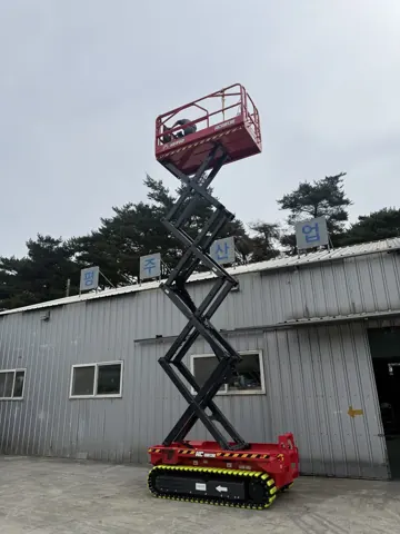 한솔산업 고소작업대 실제 납품 현장 3